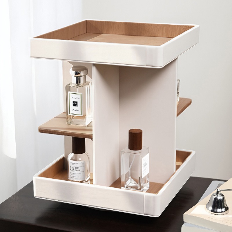 360 °   回転式のコスメ収納オーガナイザー。多層構造で - Luxury Skincare Tools のレビューと価格