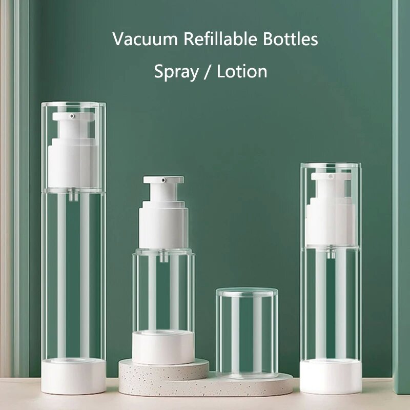 15/30/50/80/100 ミリリットル真空サブボトル旅 - Luxury Skincare Packaging のレビューと価格