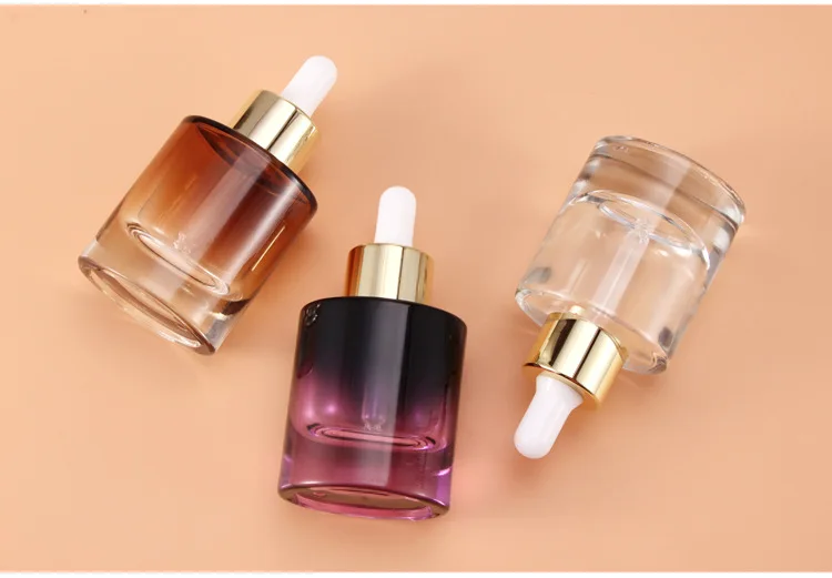 ガラスオイルボトル、小型高級空ボトル、30mlエッセンスディ - Luxury Skincare Packaging のレビューと価格
