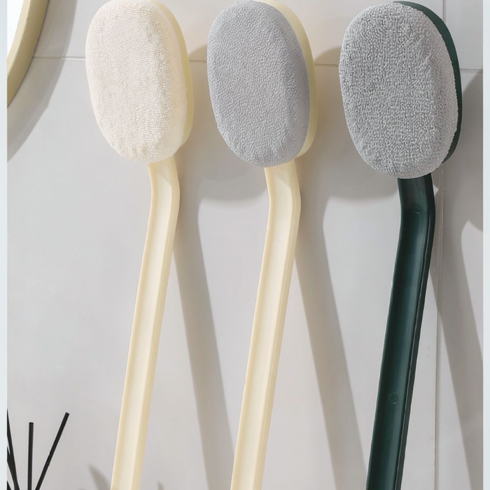 柔らかい毛のバスブラシ、長柄の背中用スクラバー、肌のクレンジ - Luxury Skincare Tools のレビューと価格