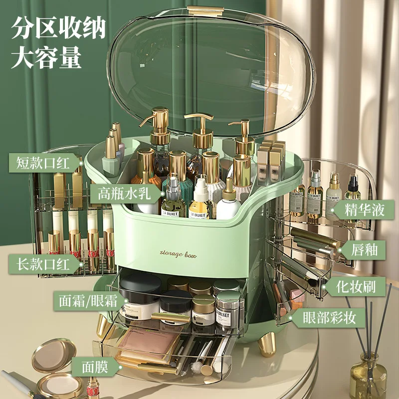 手頃な価格で手に入る、高級感のあるデスクトップ用化粧品収納ボ - Luxury Skincare Tools のレビューと価格