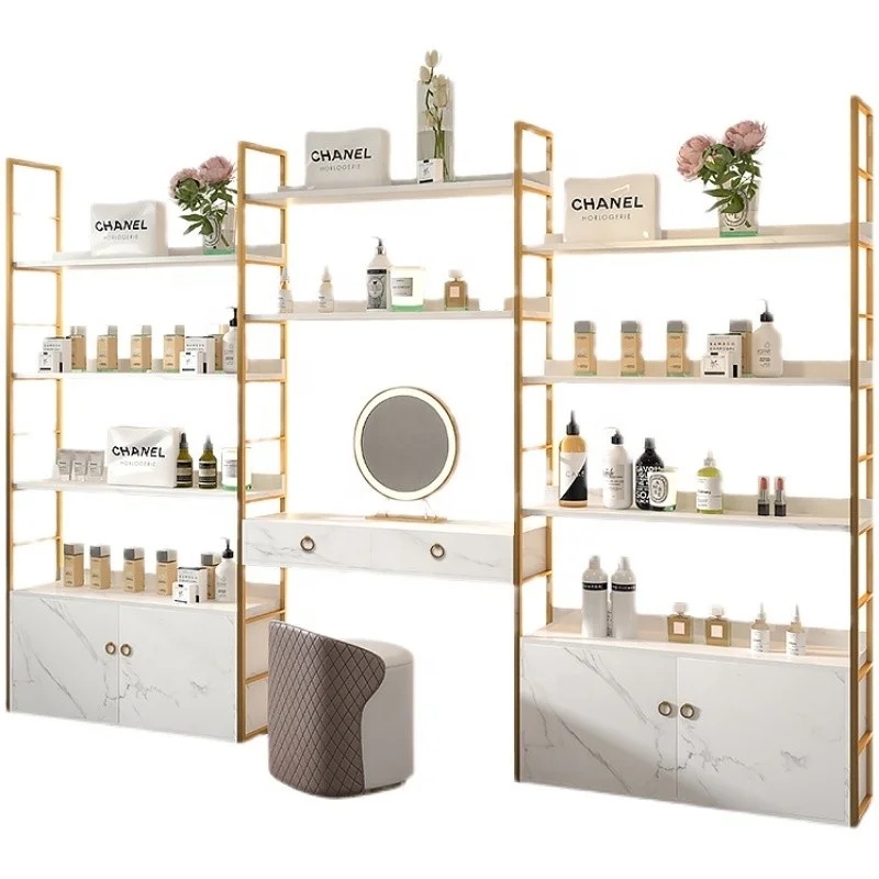 高級感あふれる小売店向け、高品質なスキンケア製品の展示用キャ - Luxury Skincare Shop のレビューと価格